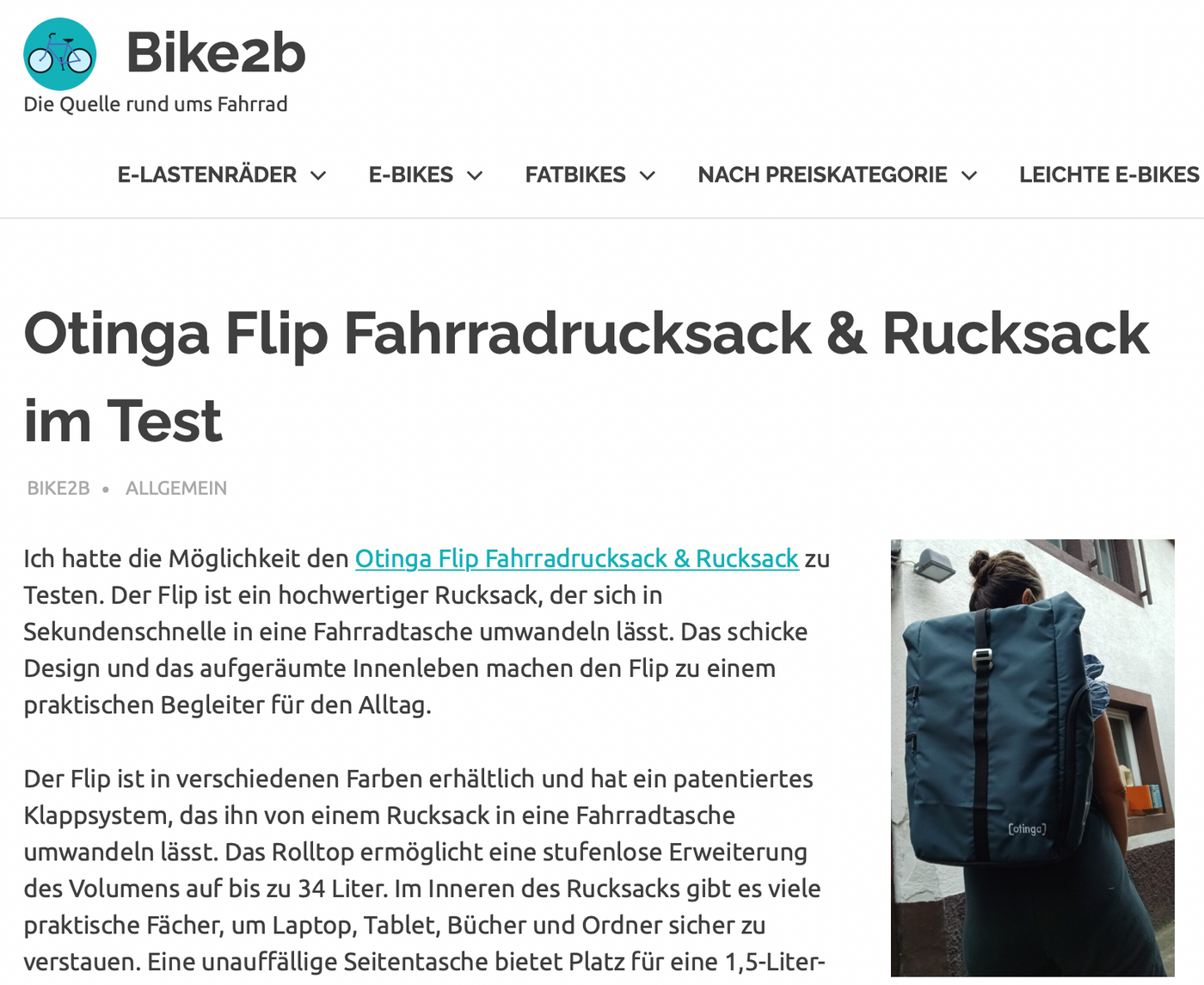 Erfahrung mit otinga Flip, Testberichte, Test, otinga Erfahrungswerte