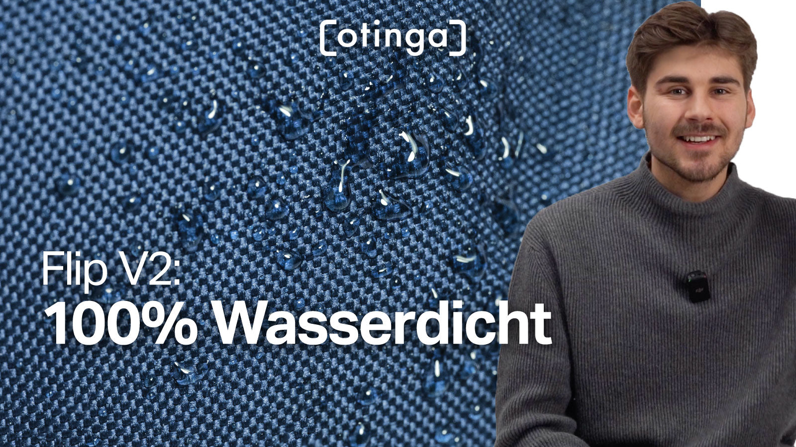 Leander Erklärt wie der Flip V2 Wasserdicht werden konnte Wasserdichter otinga Flip V2 in aubergine rot von Rucksack zu Fahrradtasche umgewandelt in 7 Sekunden für den Gepäckträger am Fahrrad